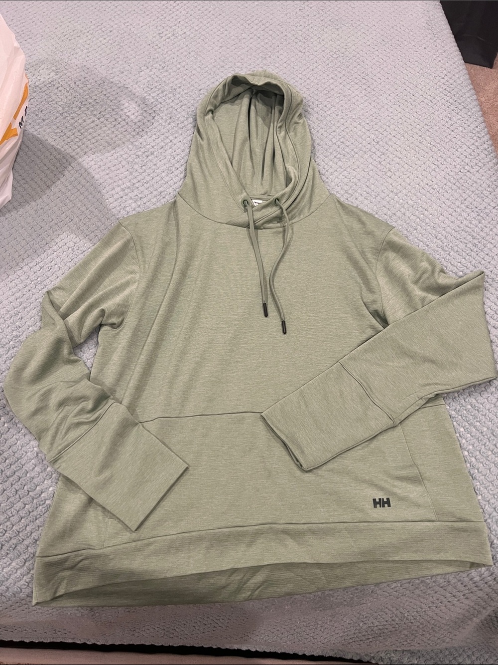 Helly Hansen Hooded Pullover Sweatshirt in Light Sage